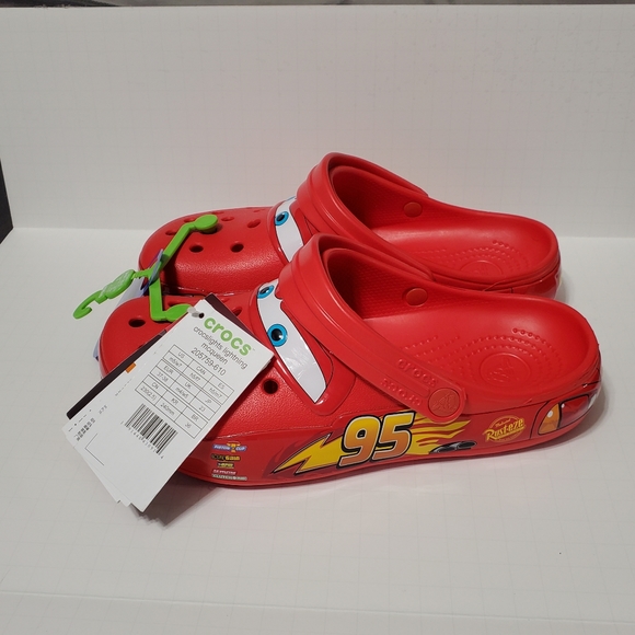 AUTHENTIC, Crocs Lightning McQueen ADULT CLOGS **LIGHT-UP** - Picture 3 of 9